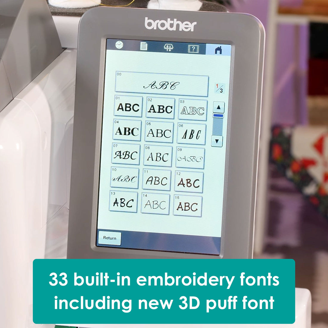 Brother Sewing Machines Brother PR1X Embroidery Only Machine  - The Sewing Studio