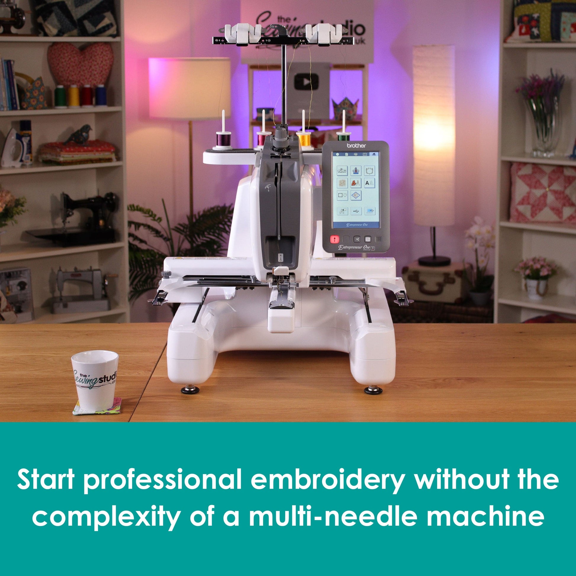 Brother Sewing Machines Brother PR1X Embroidery Only Machine  - The Sewing Studio