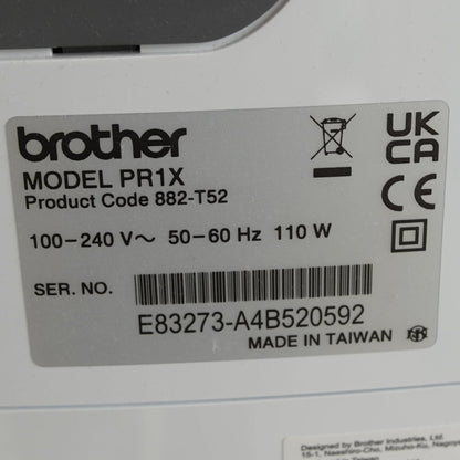 Brother Sewing Machines Brother PR1X Embroidery Only Machine Ex Demonstration Model  - The Sewing Studio