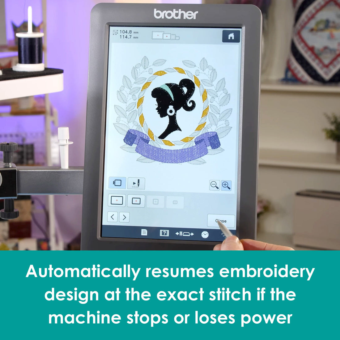 Brother Sewing Machines Brother PR680W Embroidery Machine  - The Sewing Studio