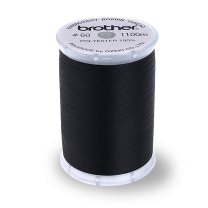 Brother Bobbin Thread Black #60 Weight 1000m