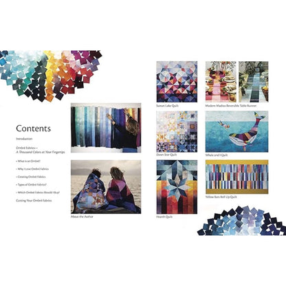 C&T Publishing Books Ombre Quilts: 6 Colourful Projects by Jennifer Sampou  - The Sewing Studio