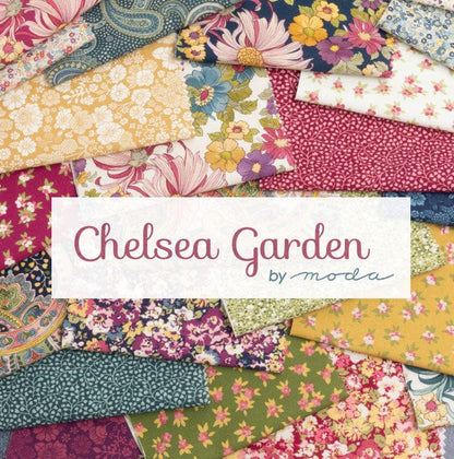 Moda Chelsea Garden Tea Rose Goldenrod 33749-20 Lifestyle Image