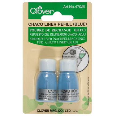 Clover Pens Pencils Markers Clover Chaco Liner Refill: Blue  - The Sewing Studio for sale UK - The Sewing Studio