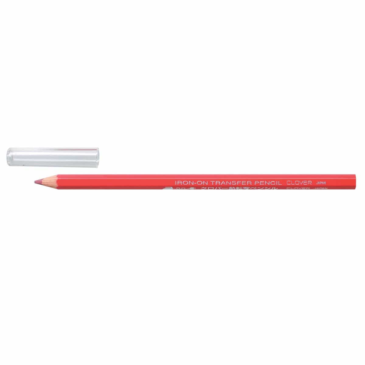Clover Pens Pencils Markers Iron-On Transfer Pencil Red  - The Sewing Studio