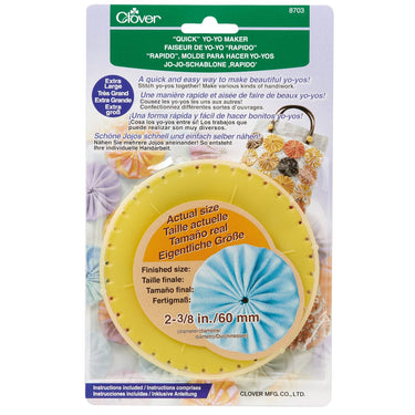 Clover Quilting Accessories Yo-yo Maker: Extra Large  - The Sewing Studio for sale UK - The Sewing Studio