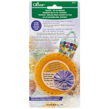 Clover Quilting Accessories Yo-Yo Maker: Large  - The Sewing Studio for sale UK - The Sewing Studio