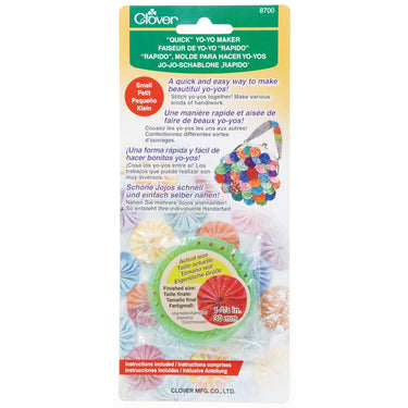Clover Quilting Accessories Yo-yo Maker: Small  - The Sewing Studio for sale UK - The Sewing Studio