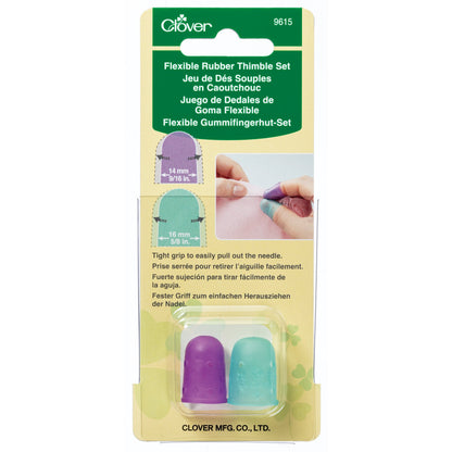 Clover Thimbles Rubber Thimble Set  - The Sewing Studio