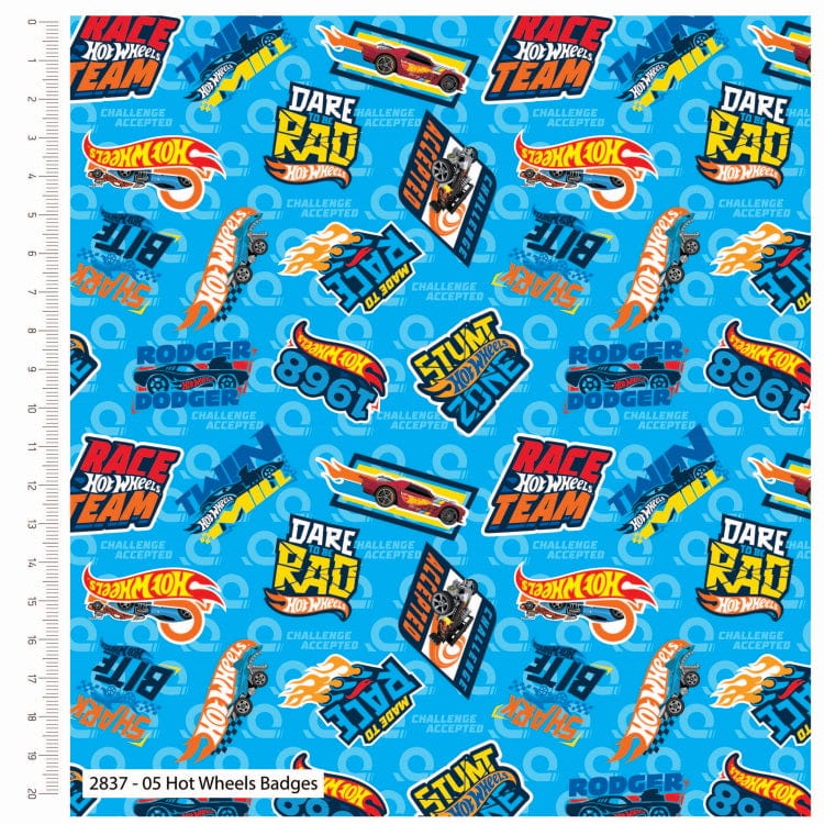 Craft Cotton Co Fabric Hot Wheels Fabrics  - The Sewing Studio