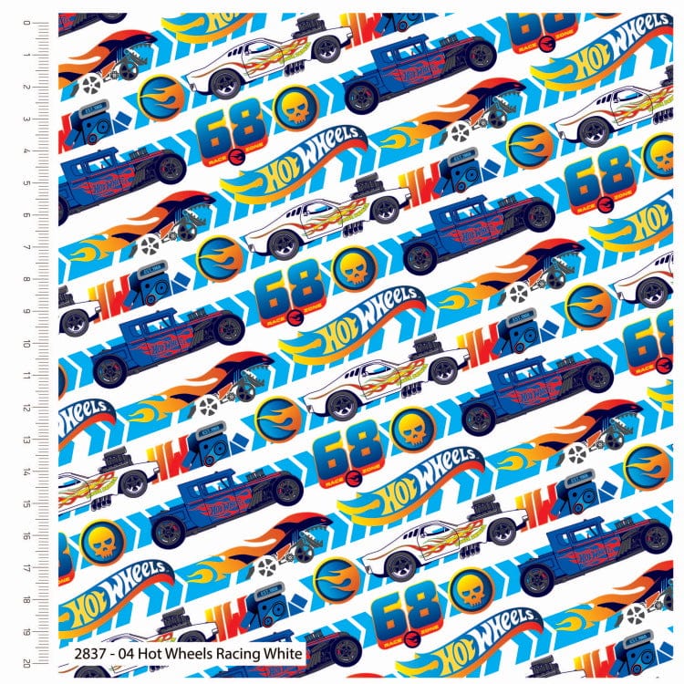 Craft Cotton Co Fabric Hot Wheels Fabrics  - The Sewing Studio