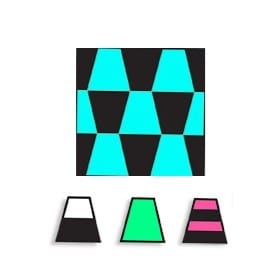 Creative Grids Rulers Stencils Templates Creative Grids Non slip: Tumbler Double Strip Ruler  - The Sewing Studio