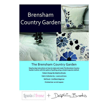 The Brensham Country Garden Cushion Pattern
