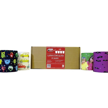Dannells Lampshade Kits Lantern Making Kits 4 Pack With Tea lights  - The Sewing Studio for sale UK - The Sewing Studio