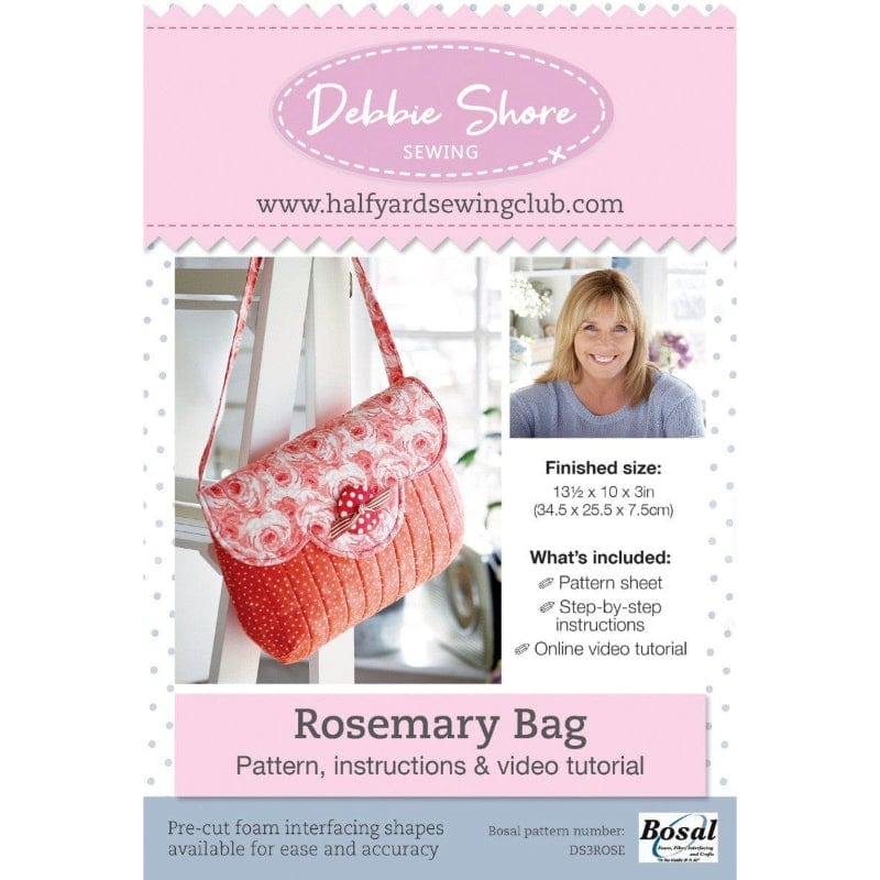 Debbie Shore Patterns Debbie Shore Rosemary Bag Sewing Pattern  - The Sewing Studio