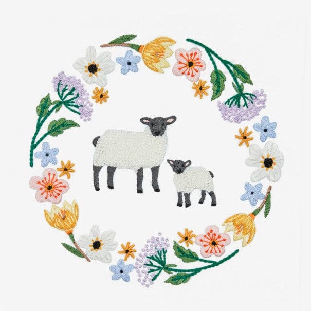 DMC Download Free Pattern: Spring Lamb (Embroidery)  - The Sewing Studio