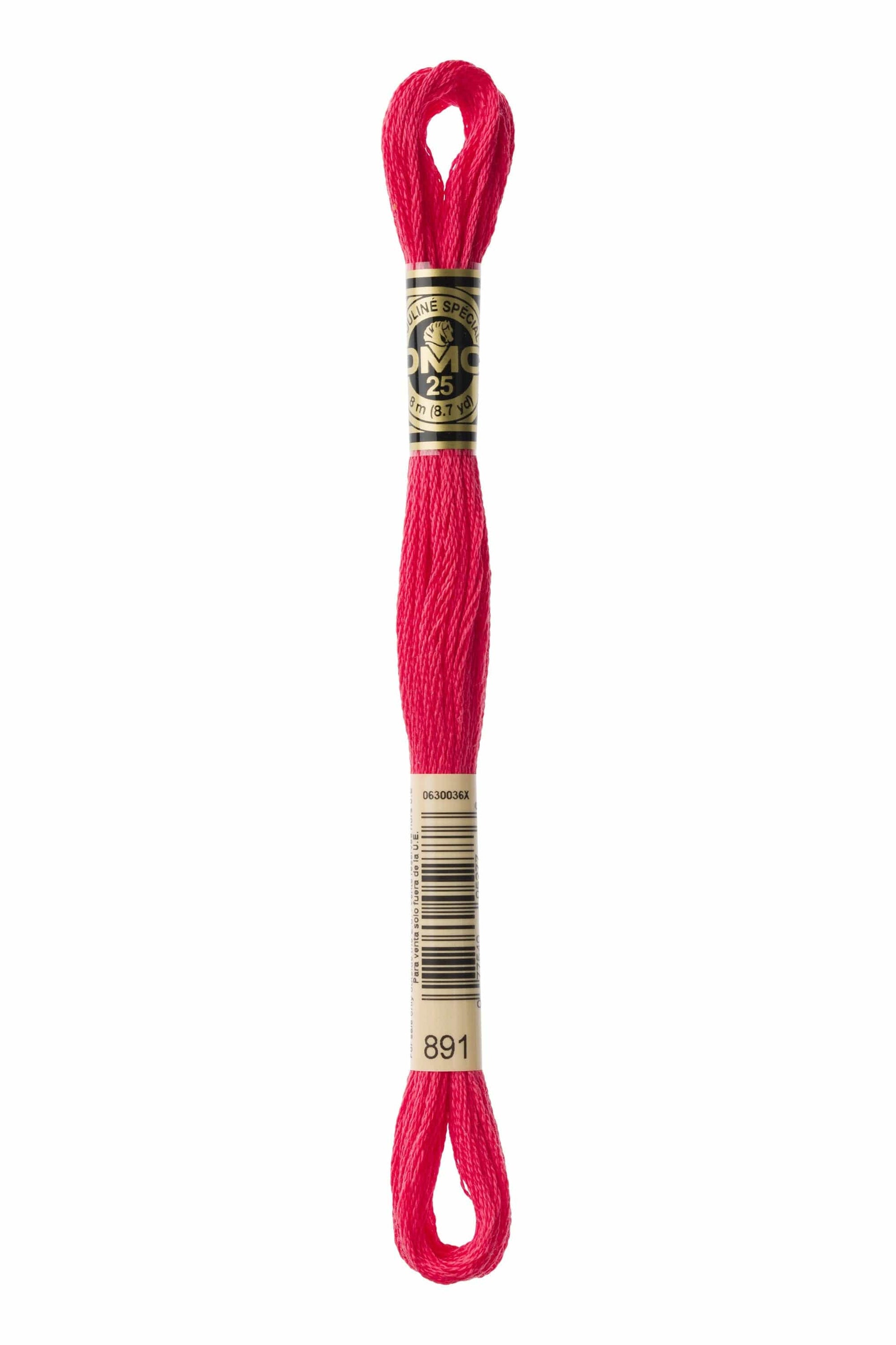 DMC Threads DMC Stranded Cotton Code 891  - The Sewing Studio