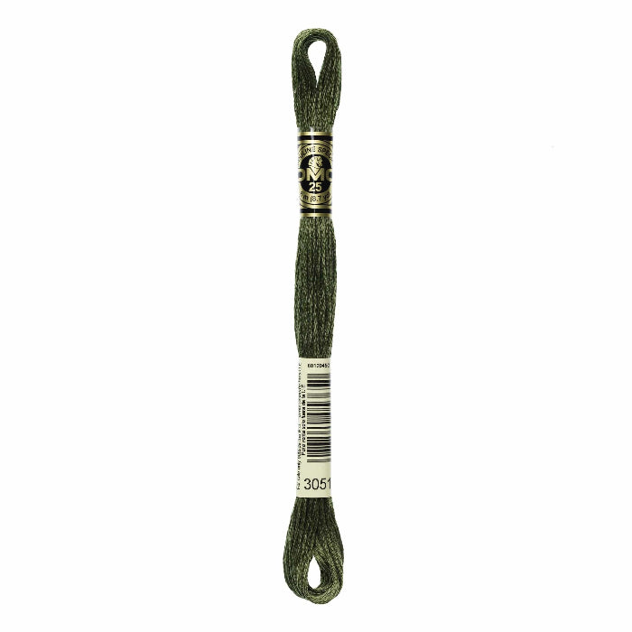 DMC Stranded Cotton Greens
