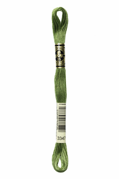 DMC Threads DMC Stranded Cotton Greens  - The Sewing Studio