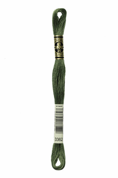 DMC Threads DMC Stranded Cotton Greens  - The Sewing Studio