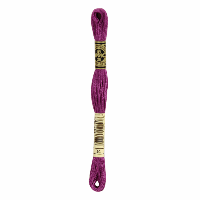 DMC Threads DMC Stranded Cotton Code 34  - The Sewing Studio