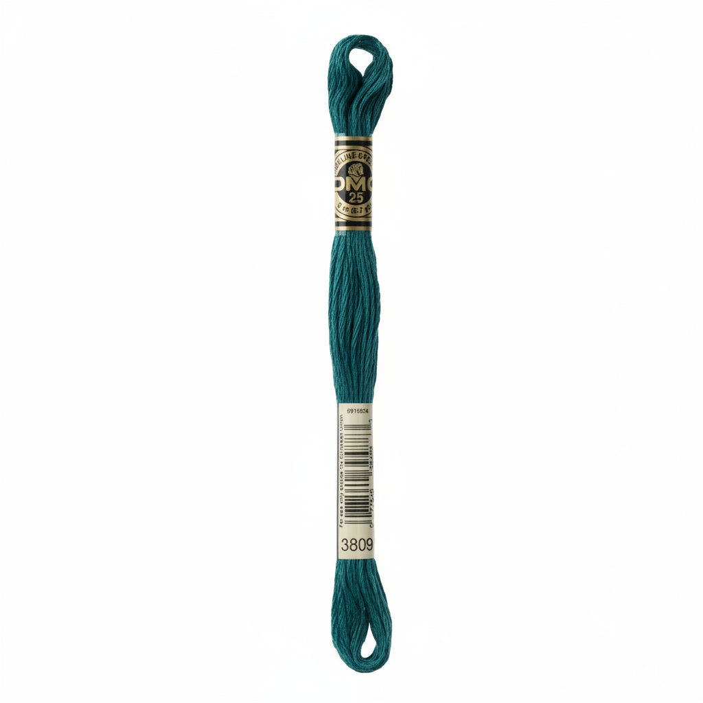 DMC Threads DMC Stranded Cotton Code 3809  - The Sewing Studio