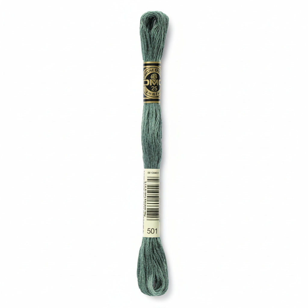 DMC Threads DMC Stranded Cotton Code 501  - The Sewing Studio