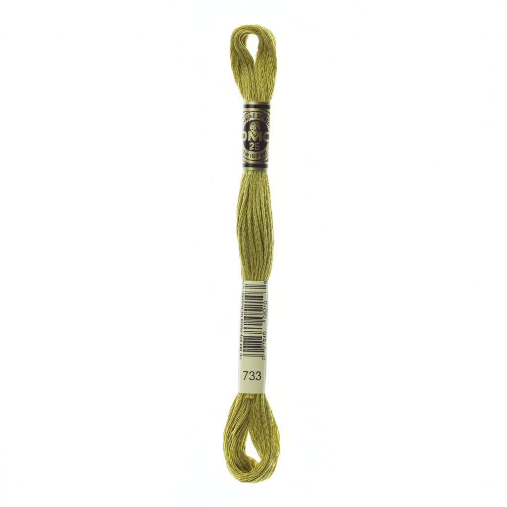 DMC Threads DMC Stranded Cotton Code 733  - The Sewing Studio