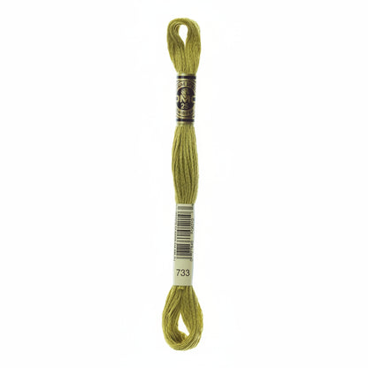 DMC Threads DMC Stranded Cotton Code 733  - The Sewing Studio