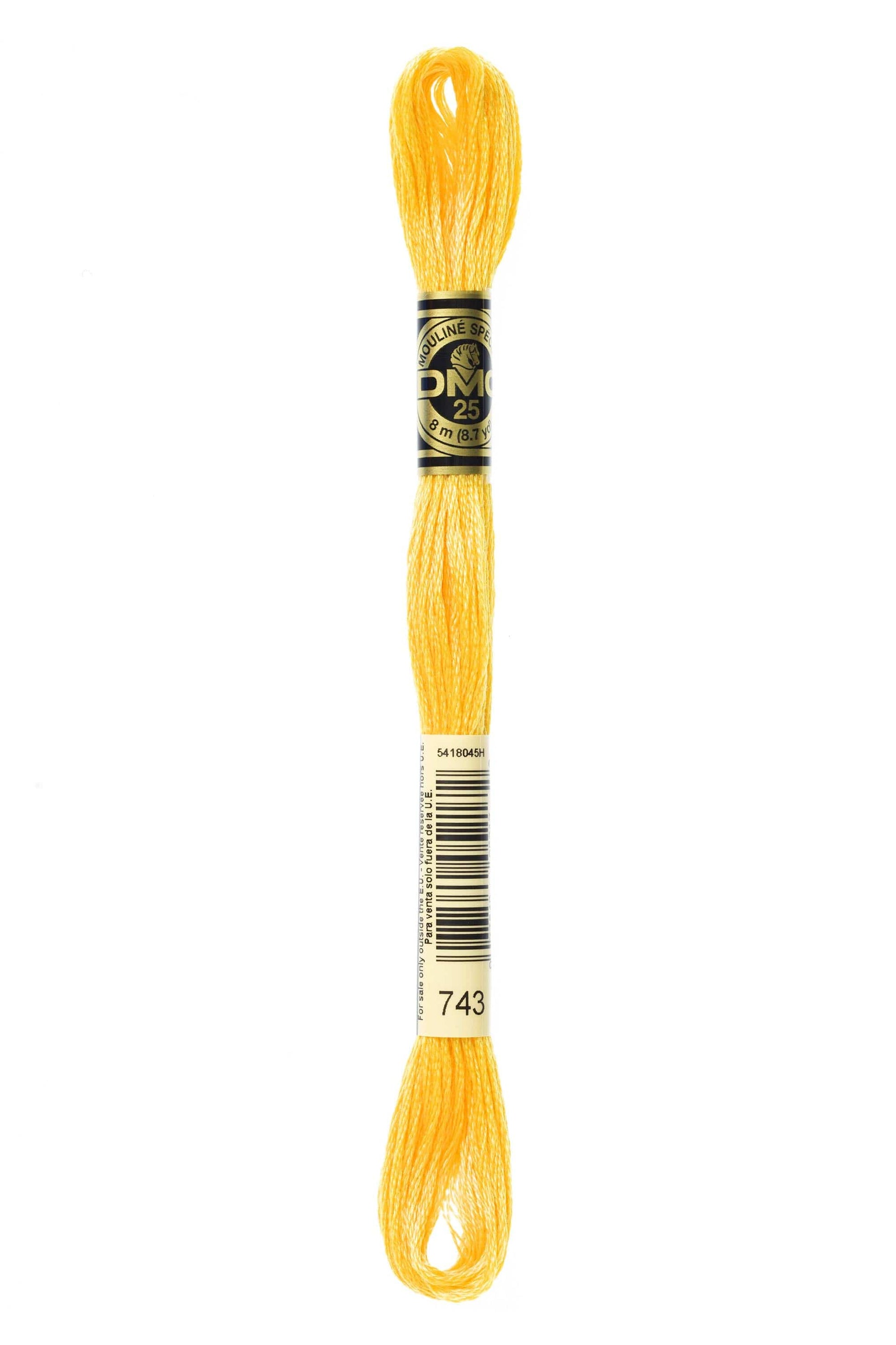 DMC Threads DMC Stranded Cotton Yellows  - The Sewing Studio