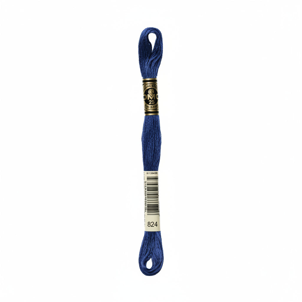DMC Threads DMC Stranded Cotton Code 824  - The Sewing Studio