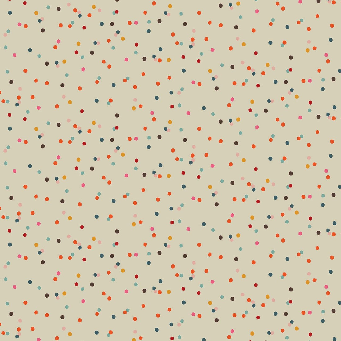 Creams and Naturals Spots and Dots EQS Fabric Thread & Ink Fine Folk - The Sewing Studio