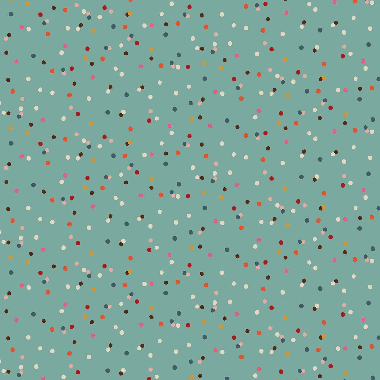 Blue Spots and Dots EQS Fabric Thread & Ink Fine Folk - The Sewing Studio