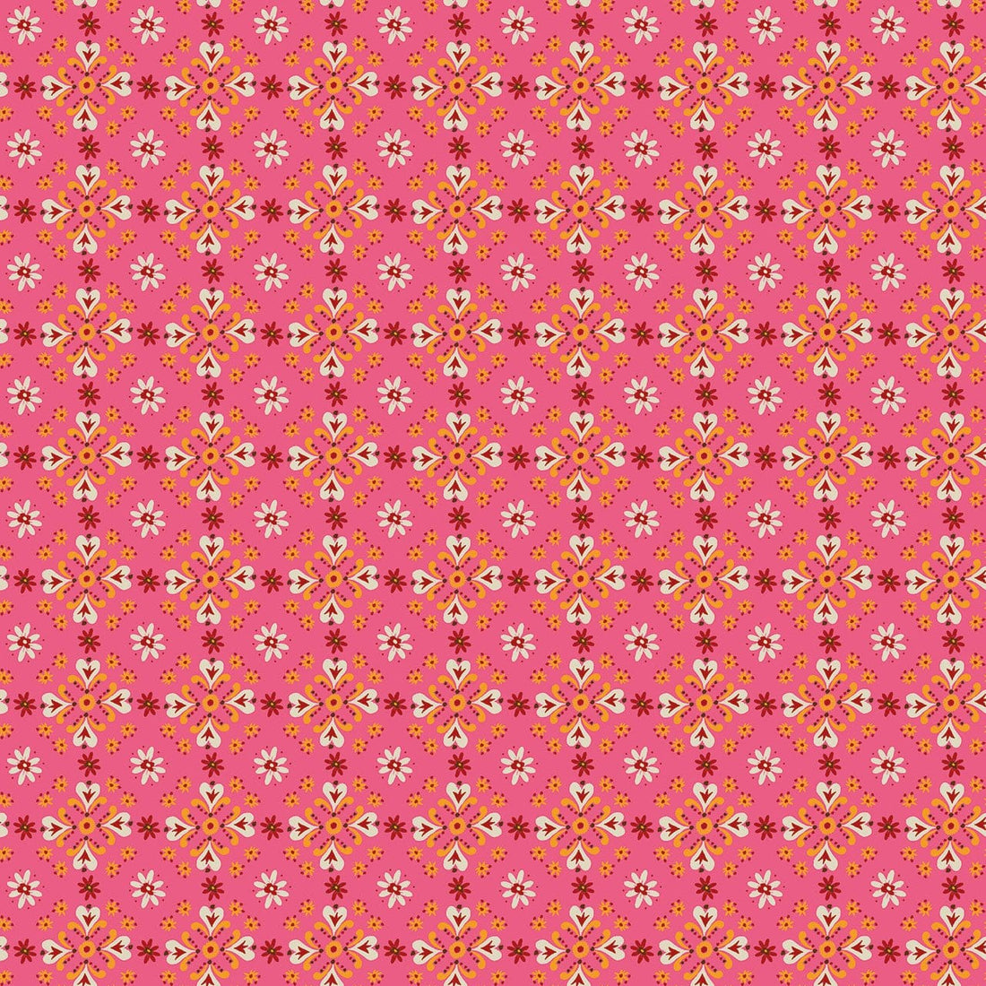 Multi-coloured Floral EQS Fabric Thread & Ink Fine Folk - The Sewing Studio
