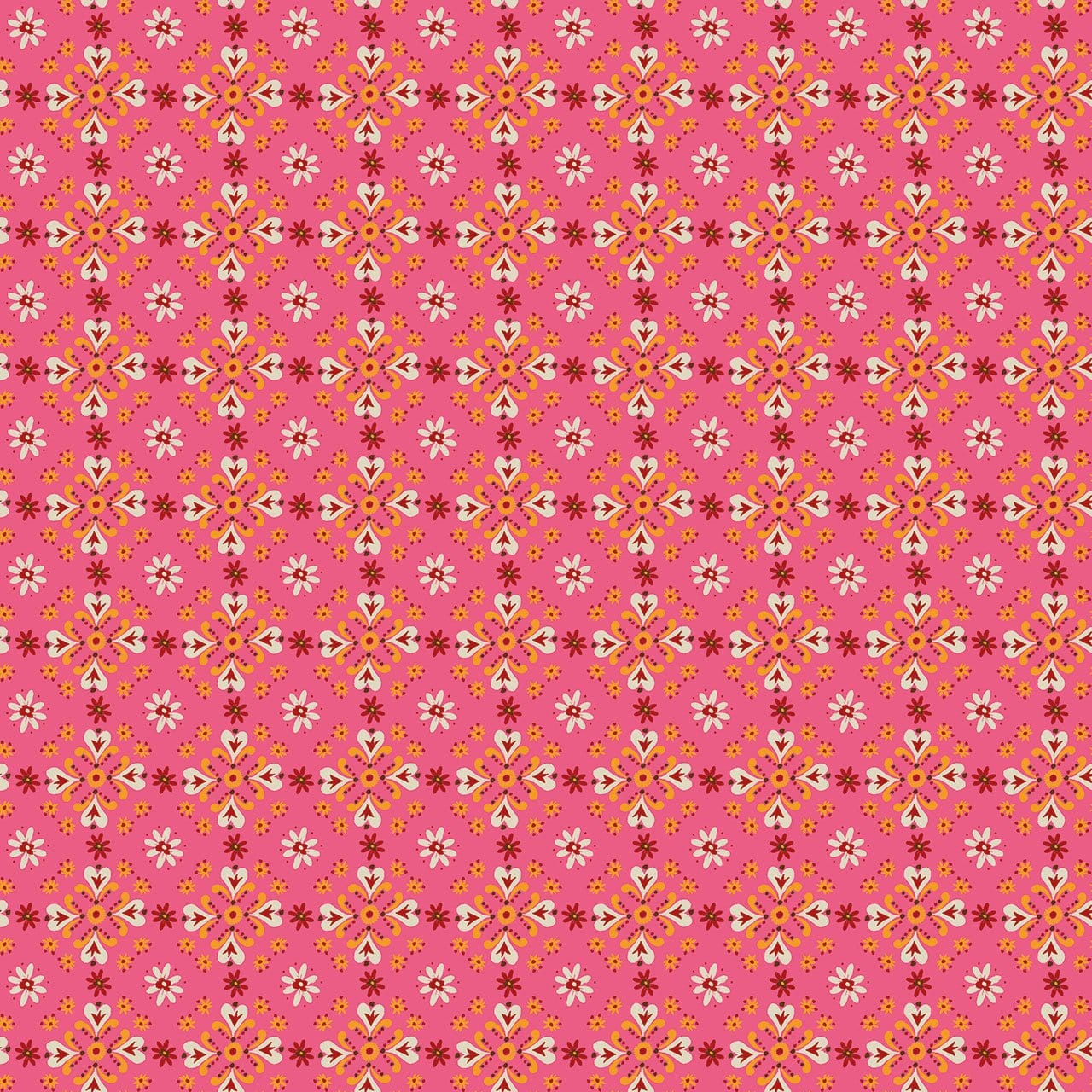 Multi-coloured Floral EQS Fabric Thread & Ink Fine Folk - The Sewing Studio