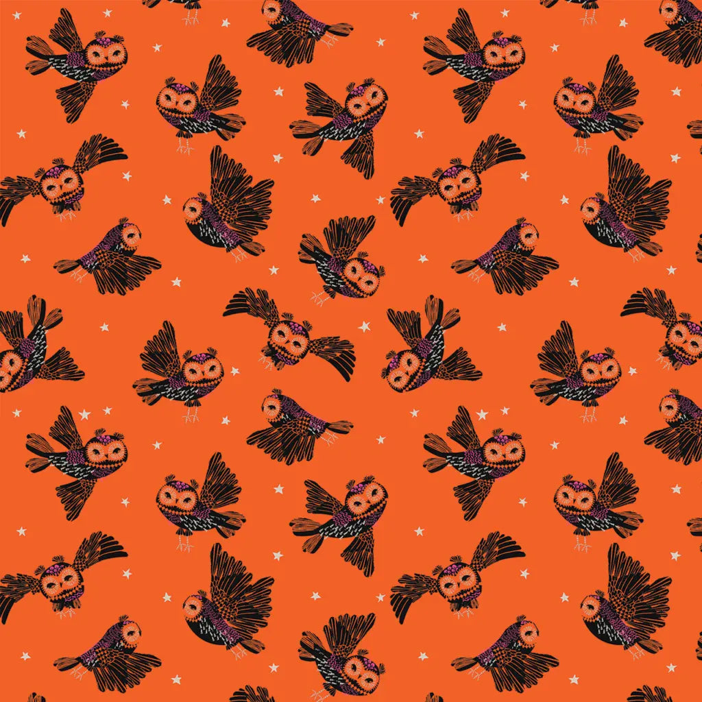 Multi-coloured Halloween EQS Fabric Thread and Ink Hocus Pocus - The Sewing Studio