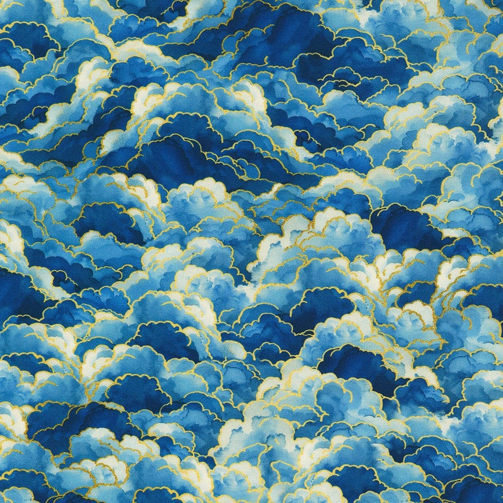 Multi-coloured Celestial EQS Fabric Robert Kauffman Stardust - The Sewing Studio