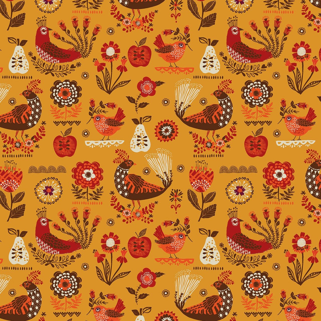 Multi-coloured Animals EQS Fabric Thread & Ink Fine Folk - The Sewing Studio