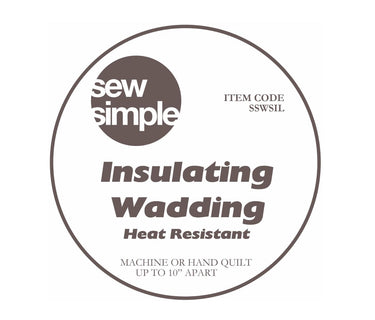 EQS Fabric Wadding Insulating Wadding Polyester & Mylor Film 44 Inch Wide  - The Sewing Studio for sale UK - The Sewing Studio