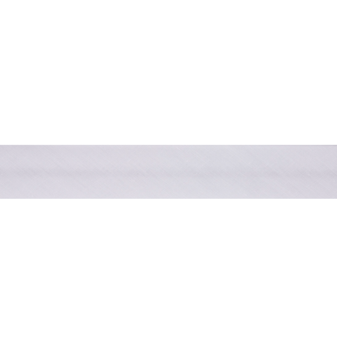 Polycotton Bias Binding: 2.5m x 12mm: White