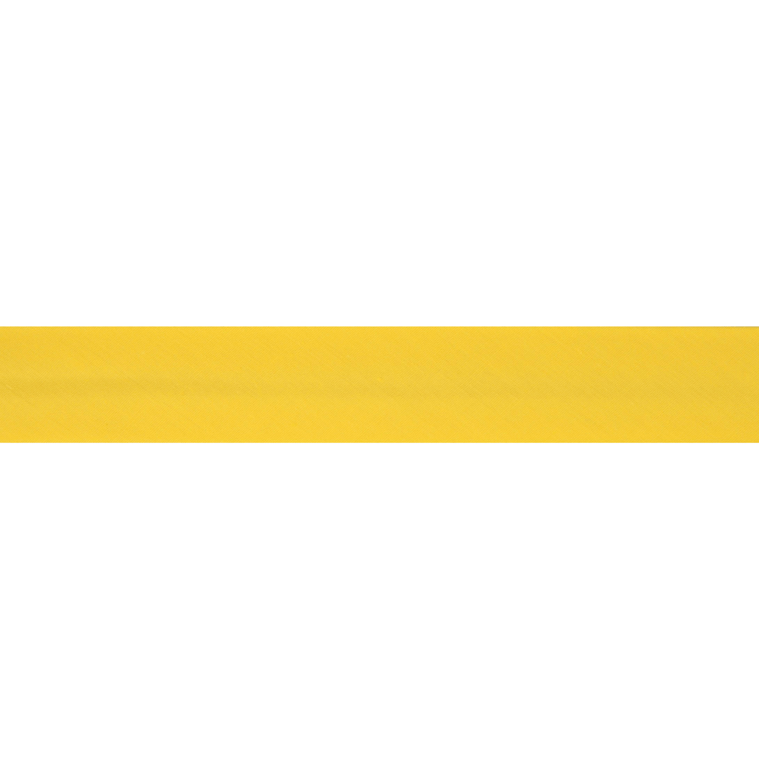 Polycotton Bias Binding: 2.5m x 25mm: Canary Yellow