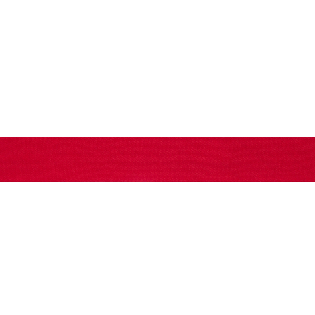 Polycotton Bias Binding: 2.5m x 25mm: Red