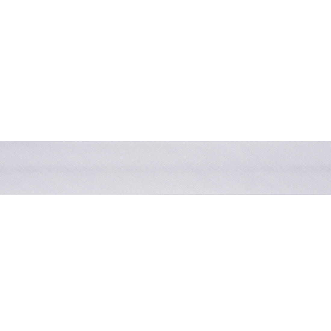 Polycotton Bias Binding: 2.5m x 25mm: White