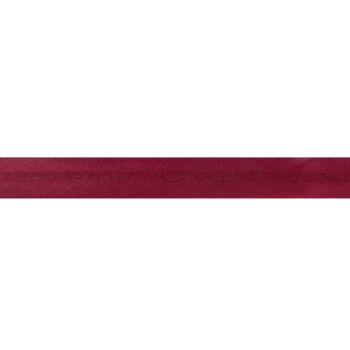 Essential Trimmings Bias Binding Satin Bias Binding: 2m x 15mm: Burgundy  - The Sewing Studio