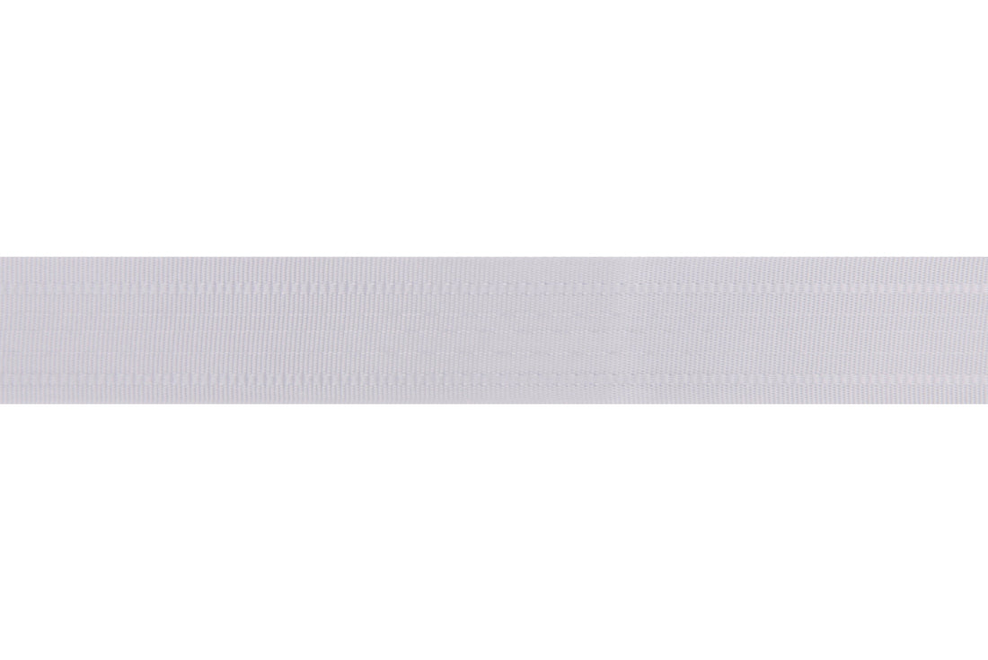 Essential Trimmings Bias Binding Seam Binding: 2.5m x 25mm: White  - The Sewing Studio