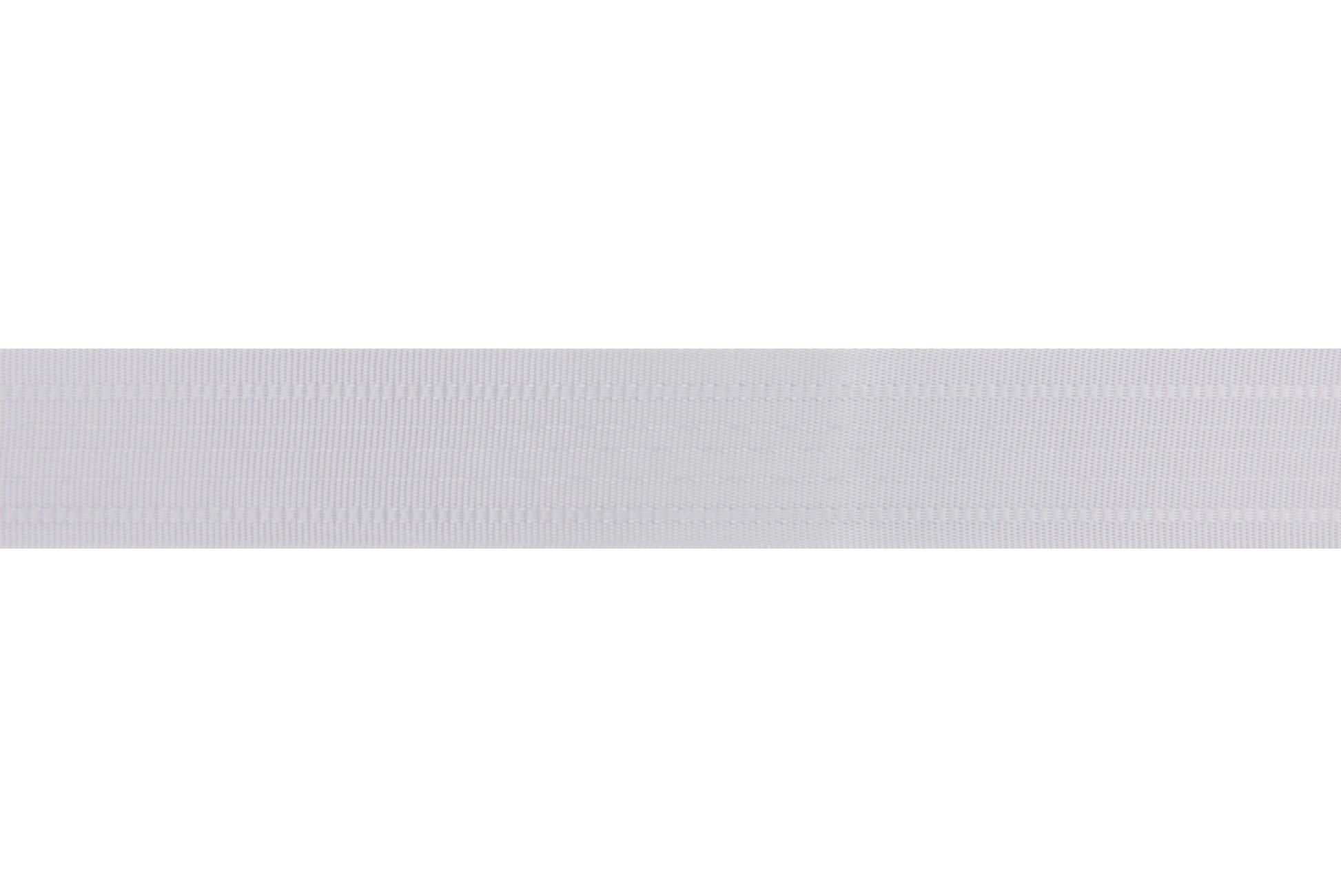 Essential Trimmings Bias Binding Seam Binding: 2.5m x 25mm: White  - The Sewing Studio