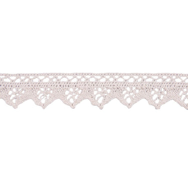 Essential Trimmings Lace Cotton Lace Trim: 30mm wide: Natural. Price per metre.  - The Sewing Studio for sale UK - The Sewing Studio