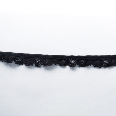 Essential Trimmings Lace Lace Trim: 20mm wide: Black. Price per metre.  - The Sewing Studio for sale UK - The Sewing Studio