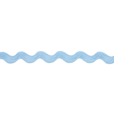 Essential Trimmings Ric Rac Polyester Ric Rac Trim: 14mm: Sky Blue  - The Sewing Studio for sale UK - The Sewing Studio