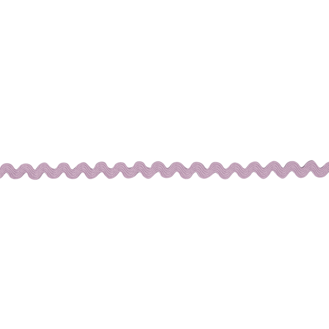Essential Trimmings Ric Rac Polyester Ric Rac Trim: 8mm: Lilac  - The Sewing Studio